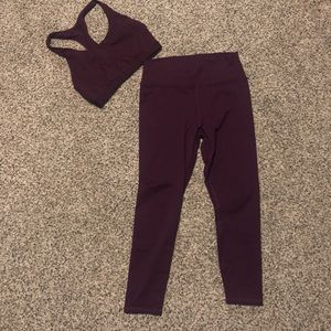 Fabletics Powerhold Leggings and Sports Bra Set